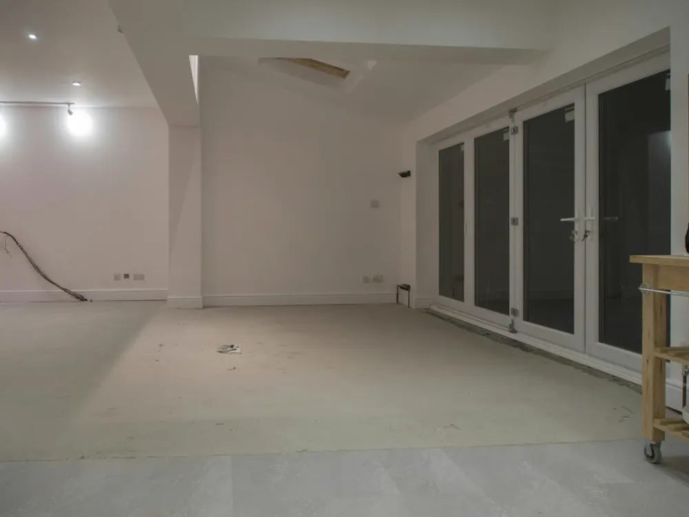 Fase de acabados en la obra
